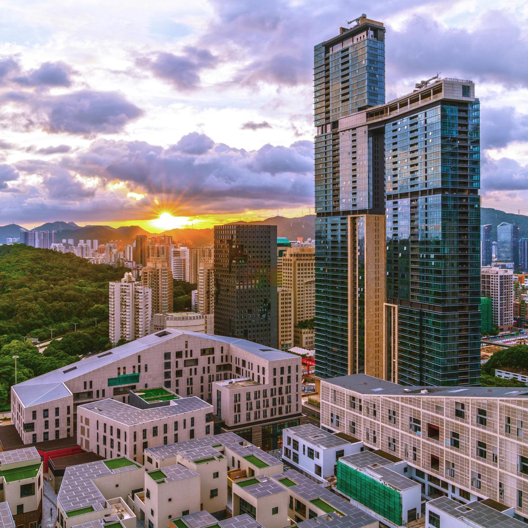 שנג'ן Golden Central Hotel Serviced Residence-Xin Hao E Du מראה חיצוני תמונה