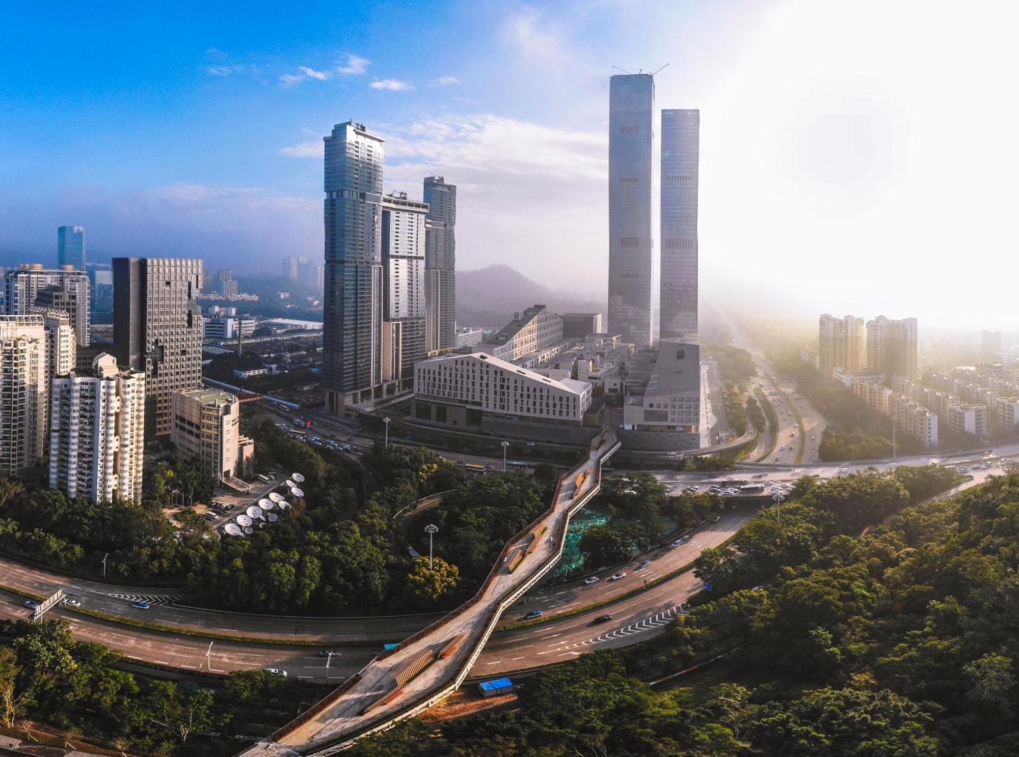 שנג'ן Golden Central Hotel Serviced Residence-Xin Hao E Du מראה חיצוני תמונה