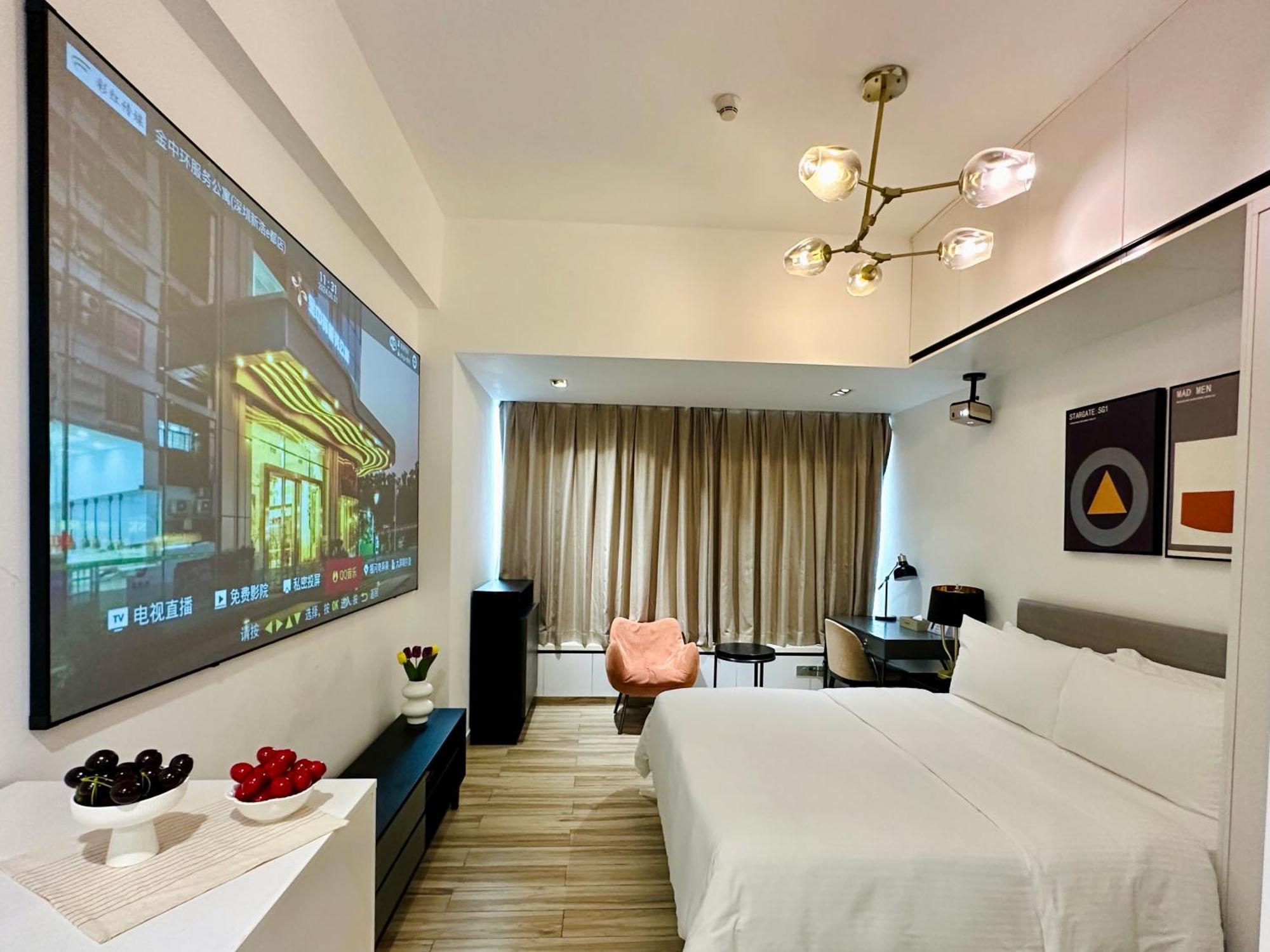 שנג'ן Golden Central Hotel Serviced Residence-Xin Hao E Du מראה חיצוני תמונה