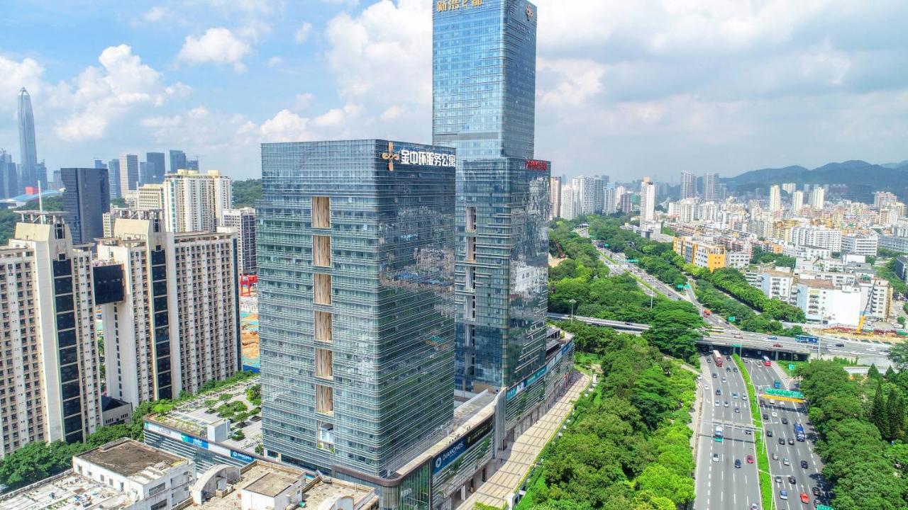 שנג'ן Golden Central Hotel Serviced Residence-Xin Hao E Du מראה חיצוני תמונה