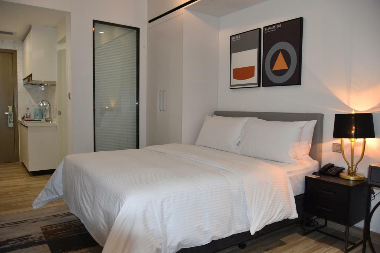 שנג'ן Golden Central Hotel Serviced Residence-Xin Hao E Du מראה חיצוני תמונה