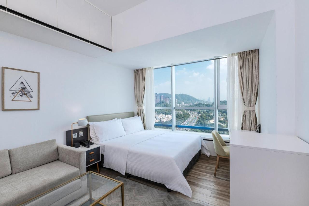 שנג'ן Golden Central Hotel Serviced Residence-Xin Hao E Du מראה חיצוני תמונה
