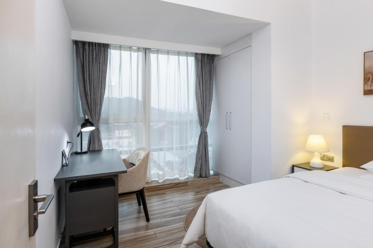 שנג'ן Golden Central Hotel Serviced Residence-Xin Hao E Du מראה חיצוני תמונה
