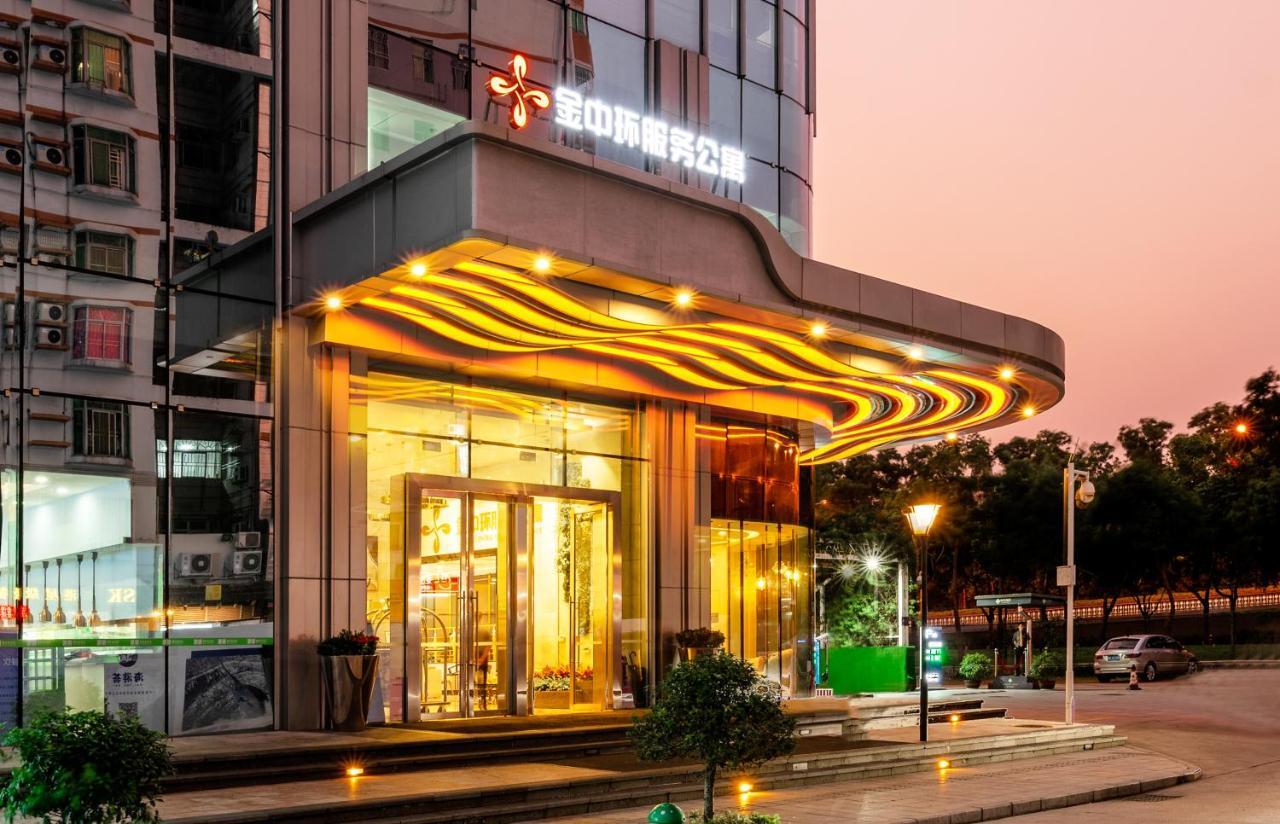 שנג'ן Golden Central Hotel Serviced Residence-Xin Hao E Du מראה חיצוני תמונה
